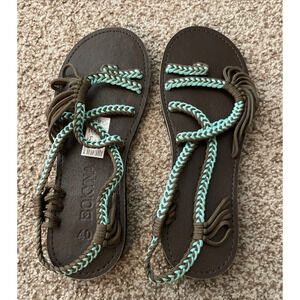 Bokyna SOULMATE Turquoise Sandals Size 40 US 9
